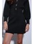 Siyah Triko Kadın Mini Etek 4