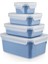 MasterSeal Color 4'lü Saklama Kabı Seti - Mavi 5