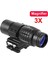 Magnifier 3x Yakınlaştırmalı Dürbün - 22MM Ray Uyumlu, Katlanır Yaylı Ayaklı 3