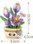 Nessiworld LZ-8842 Saksılı Lale Çiçeği 380 Parça Block 2