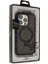 Bfs iPhone 15 Pro Max Zorda Airbag Magsafe Standlı Kapak - Lacivert 4