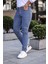 Slim Fit Likralı Erkek Kot Pantolon 1