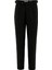 Siyah 100% Keten Italyan Kesim Erkek Pantolon 5