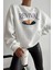Premium Oversize Kesim Uzun Kollu Baskılı Sweatshirt 1