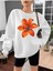 Premium Oversize Kesim Uzun Kollu Baskılı Sweatshirt 1
