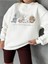 Premium Oversize Kesim Uzun Kollu Baskılı Sweatshirt 1