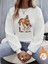 Premium Oversize Kesim Uzun Kollu Baskılı Sweatshirt 1