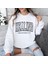 Premium Oversize Kesim Uzun Kollu Baskılı Sweatshirt 1