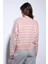 Pembe Çizgili Triko Kazak 4