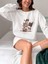 Premium Oversize Kesim Uzun Kollu Baskılı Sweatshirt 1