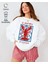 Premium Oversize Kesim Uzun Kollu Baskılı Sweatshirt 1