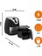 Çok Fonksiyonlu Airfryer Xxl 1500W 4,5 Lt Siyah 2