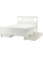 Çift Kişilik Baza, Beyaz Vernik, 140X200 Cm, 4 Çekmeceli 1
