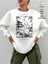 Premium Oversize Kesim Uzun Kollu Baskılı Sweatshirt 1