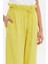 Açık Zeytin Yeşili Bol Kesim Beli Lastikli Pantolon 41369 9