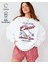 Premium Oversize Kesim Uzun Kollu Baskılı Sweatshirt 1