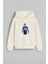 Futbolcu Cole Palmer Baskılı Erkek Çocuk Ekru Kapüşonlu Sweatshirt Hoodie 1