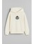Türk Kahvesi Baskılı Kadın Erkek Ekru Kapüşonlu Sweatshirt Hoodie 1