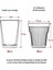 Akrilik Lacivert Tekli Kısa Bardak & Su Meşrubat Kahve Yanı Bardağı 300 ml ( Cam Değildir ) 3