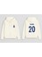 Futbolcu Cole Palmer Baskılı Erkek Çocuk Ekru Kapüşonlu Sweatshirt Hoodie 1