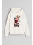 Noel Merry Christmas Yılbaşı Baskılı Ekru Kız Erkek Çocuk Kapüşonlu Sweatshirt 1