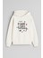 Doğum Günü Happy Birthday Baskılı Ekru Kız Erkek Çocuk Kapüşonlu Sweatshirt 1