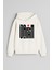Japan Japonya Baskılı Ekru Kız Erkek Çocuk Kapüşonlu Sweatshirt 1