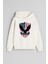 Kartal Baskılı Ekru Kız Erkek Çocuk Kapüşonlu Sweatshirt 1