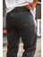 Erkek Bol Paça Yüksek Bel Füme Kot Baggy Pantolon 3