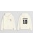 Zinédine Zidane Baskılı Erkek Çocuk Ekru Kapüşonlu Sweatshirt Hoodie 1