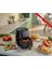 7 Önayar Dokunmatik Ekranlı 4,1 Lt Airfryer ve Şık Lambader Seti, Siyah Renk 1
