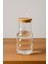 Bambu Kapaklı Motivasyon Cam Bardak / Suluk, 900 Ml, Pipet Hediyeli 2