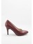 Bordo Kadın Klasik Topuklu Ayakkabı 1301BORDO Cilte 2