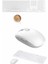 Sepetim Klavye Mouse Seti Sessiz Kablosuz Türkçe Tv Pc Uyumlu 3