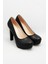 Siyah Kadın Klasik Topuklu Ayakkabı 2001SIYAH Cilte 1