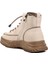 24K310-13 Kalın Taban Deri Kadın Sneakers Bot 4