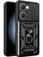 Bfs Vivo Y18 Kılıf Pars Lens Yüzüklü Silikon - Siyah 1