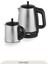 STM-5827 Çay Seti 1.7 L Su Isıtıcısı ve 0.7 L Çelik Demlik Inox Renk 5