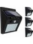 Sepetim Solar Sensörlü Duvar Lambası Bahçe Lamba 20 LED Işık 4