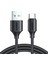 S-UC027A9 3A USB A-Type C 2m-Black 1