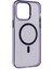 Bfs iPhone 14 Pro Kılıf Tron Şeffaf Magsafe Kapak - Derin Mor 2