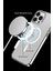 Bfs iPhone 14 Pro Kılıf Tron Şeffaf Magsafe Kapak - Derin Mor 8