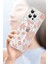 Bfs Apple iPhone 15 Pro Max Floral Magsafe Kapak - Turuncu 4