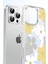 Bfs Apple iPhone 15 Pro Max Floral Magsafe Kapak - Turuncu 5