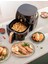 7,3 Litre Airfryer ve Fritöz Seti, Pişirme ve Izgara Ustası, Siyah 5