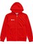 Kapüşonlu Tam Fermuarlı Sweatshirt Lıberter Kırmızı 1