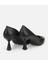 01AYH304210A100 KADIN Deri Siyah Tokalı Stiletto 4