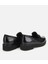 01AYH312860A100 KADIN Rugan Deri Siyah Tokalı Klasik Loafer 4