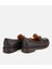 01AYH312980A480 KADIN Deri Kahverengi Tokalı Klasik Loafer 4
