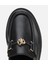 01AYH314700A100 KADIN Siyah Kalın Tabanlı Klasik Loafer 5